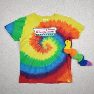 Tie Dyed Krispy Kreme Tee kids 8/10